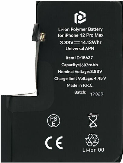 Prio PBA-1119 Compatible Replacement Battery 3969mAh for iPhone 12 Pro Max