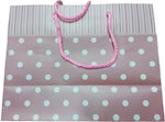 Paper gift bag pink 23X10X18