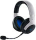 Razer Kaira Pro Hyperspeed PlayStation Fără fir Peste ureche Gaming Headset cu conexiune Bluetooth / USB Licensed Black/White pentru PS5 / PC