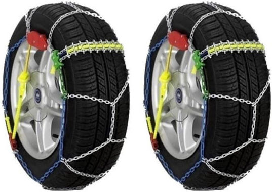 Auto Gs Konig Super Magic Jeep No210 Anti-slip Chains Thickness 16mm Passenger & 4x4 Car 2pcs