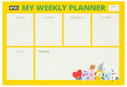 Grupo Erik Weekly Planner Agenda Yellow 21x29cm