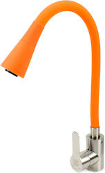 XZ Gryni Tall U-Shaped Counter Inox Orange XZ Gryni Tall U-Shaped Counter Inox Orange