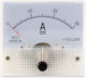 Ammeter Electric Panel Door Recessed Single-Phase 0-30A 01.034.0105