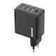 Dudao Wireless Charger with 3 USB-A Output Ports and USB-C Port 20W Power Delivery / Quick Charge 3.0 Black