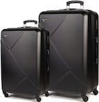 Cardinal 2011 Set of Suitcases Black Set 2pcs Μεσαία/Μεγάλη