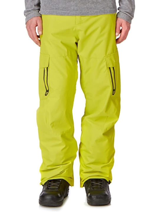 Billabong Cad Q6PM02BIW4-6636 Men's Trousers for Ski & Snowboard Yellow