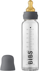 Bibs Glasflasche mit Kautschuksauger für 0+, 0+ m, Monate Iron 225ml 1Stück
