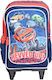 Sunce Blaze School Bag Trolley Elementary, Elementary Black with Water Bottle Holder 16Liters