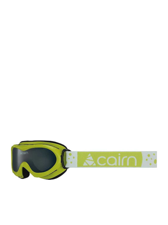 Cairn Bug Μάσκα Σκι & Snowboard Παιδική Πράσινη με Φακό Φιμέ σε Πράσινο Χρώμα