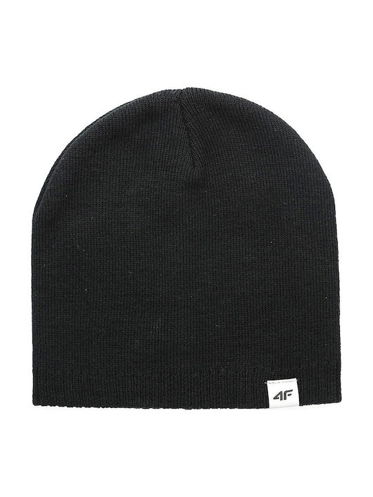 Kids Beanie Knitted Black