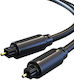 Cabletime Optical Audio Cable TOS male - TOS male Μαύρο 1m (CT-AV380)