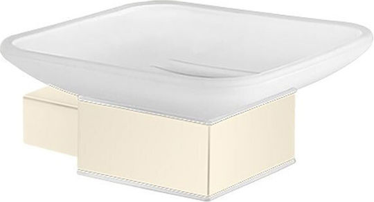 Sanco Agora Wandmontiert Seifenschale Metallisch Beige