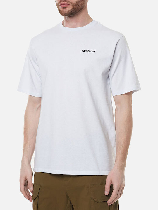 Patagonia P6 Logo Responsibilitee T-shirt Λευκό