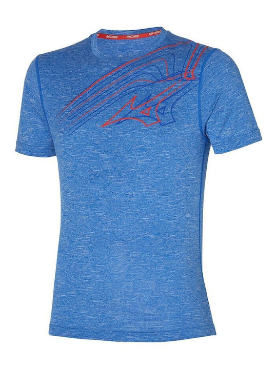 Core Driven Sportliches T-Shirt Blau