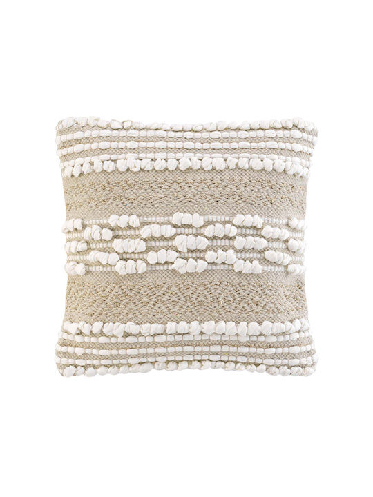 Douceur d'Intérieur Sofa Cushion L-C Blanca Beige 40x40cm