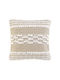 Douceur d'Intérieur Sofa Cushion L-C Blanca Beige 40x40cm