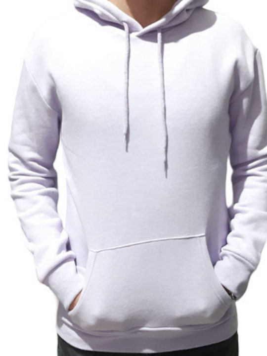 Sweatshirt Solid Color Off-white Unisex