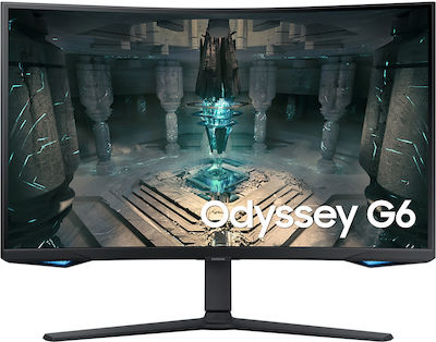 Samsung Odyssey G6 VA HDR Curved Gaming Monitor 32" QHD 2560x1440 240Hz with Response Time 1ms GTG