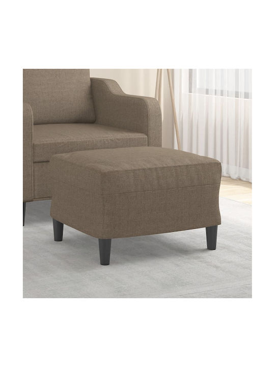 Υποπόδιο Επενδυμένο με Ύφασμα Taupe 60x50x41εκ.