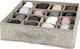 Wenko Fabric Drawer Organizer for Underwear / Socks in Beige Color 31x31x8.5cm 1pcs