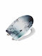 Wenko Plastic Toilet Seat Gray Polar 45cm