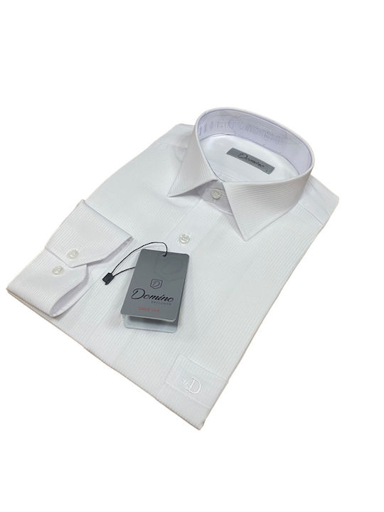 Domino Men's shirt white 20730