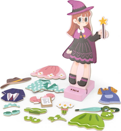 Viga Toys Magnetic Construction Toy Dress Up