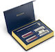 Waterman Allure Ballpoint Pen Set Fine with Quill Fine Pink in a Case (with Personalization) (in a Paper Cassette)
