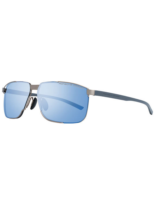 Porsche Design Sonnenbrillen mit Gray Rahmen und Blau Linse P8680 D
