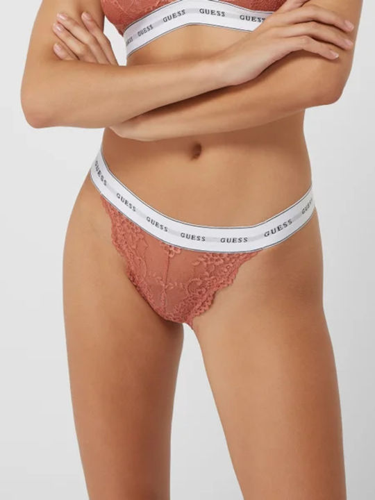 Guess Damen Brasilien mit Spitze Orange