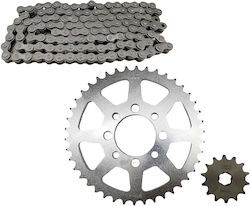 RK Chain & Sprocket Kit (14-42-420) for Kawasaki ZX 130