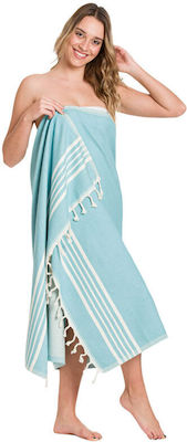 Rima Beachwear Futa Beach Towel Petrol Blue 170x95cm.