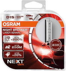 Osram Lămpi Autoturismului Xenarc D1S Xenon Alb 85V 35W 1buc