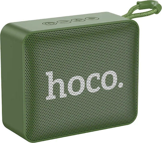 Hoco BS51 Gold Brick Ηχείο Bluetooth 5W με Ραδιόφωνο και Διάρκεια Μπαταρίας έως 4 ώρες Πράσινο