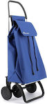 Saquet Fabric Shopping Trolley Foldable Blue