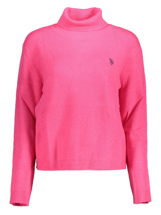 U.S. Polo Assn. Women's Blouse Long Sleeve Turt...