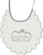Ninetta Bebe Mouse Bib from 100% Cotton with La...