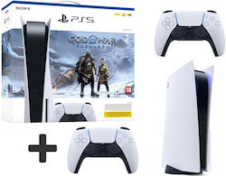 Sony PlayStation 5 με God of War Ragnarok & DualSense White