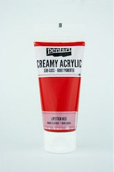 Pentart Creamy Semi-Gloss Acrylic Paint Set Lip...