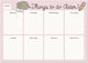 Grupo Erik Erik Pusheen the Cat Εβδομαδιαίο Planner Ροζ 21x29cm