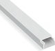 Aca Cable Channel with Perforated Stand made of Plastic 25x16mm White 2m