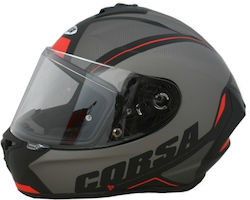 Corsa Blade CN112 Full Face ECE 22.05 Matt Grey Black Corsa Blade CN112 Full Face ECE 22.05 Matt Grey Black