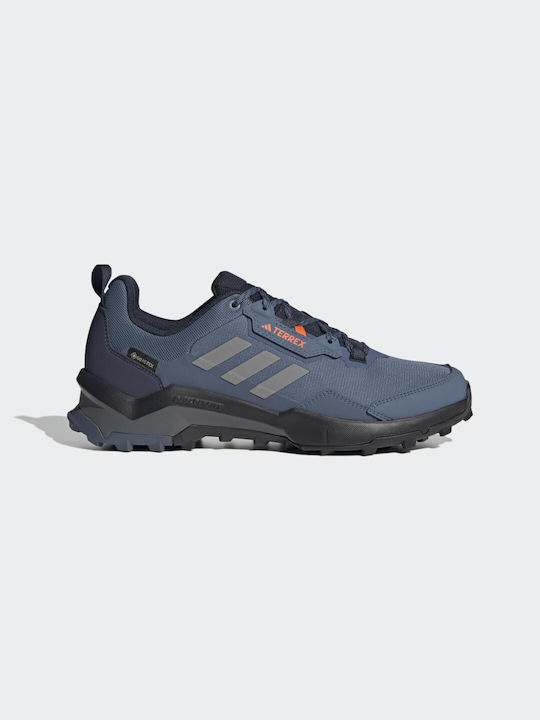 Adidas Terrex Ax4 Ανδρικά Ορειβατικά Παπούτσια Αδιάβροχα με Μεμβράνη Gore-Tex Wonder Steel / Grey Three / Impact Orange