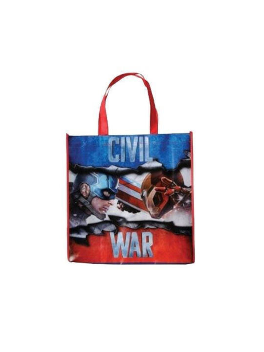 Τσάντα για ψώνια Captain America 38x38cm