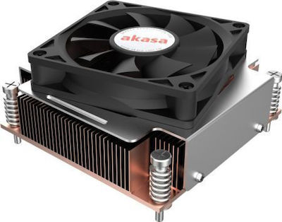 Akasa AK-CC7402BT01 Low Profile CPU Cooling Fan for 1200/115x/1700 Socket