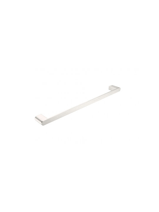 Sparke Lume 10 Single Wall-Mounted Bathroom Rail ​60x60cm Brushed Nickel