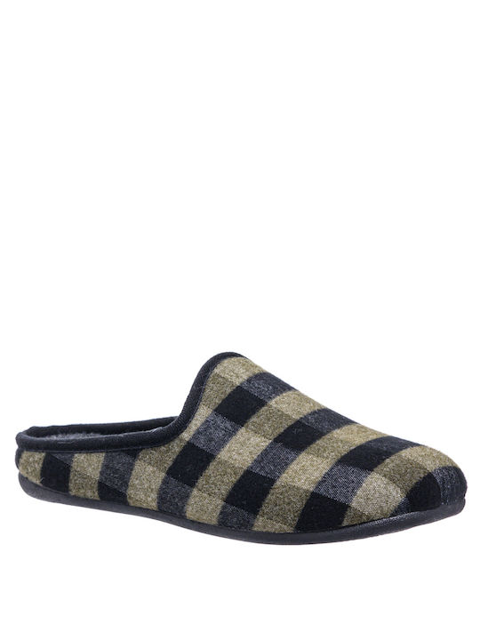 Dicas Men's Printed Slippers Khaki