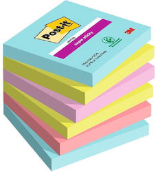 3M Post-it Notes Pad Cube 90 Sheets Multicolour 7.6x7.6cm Set 6pcs