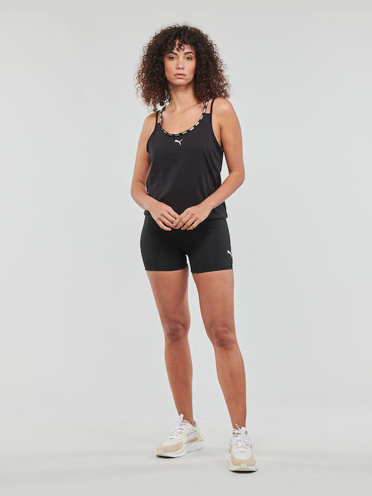 Puma Women's Training Legging Shorts High Waisted Black