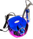 Beauty Salon DM-202 Nail Drill Power 30W Blue with 25000 Rotations per Minute Blue Pink